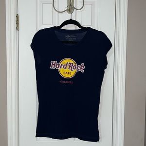 Hard Rock Cafe Size Medium Blue T-Shirt